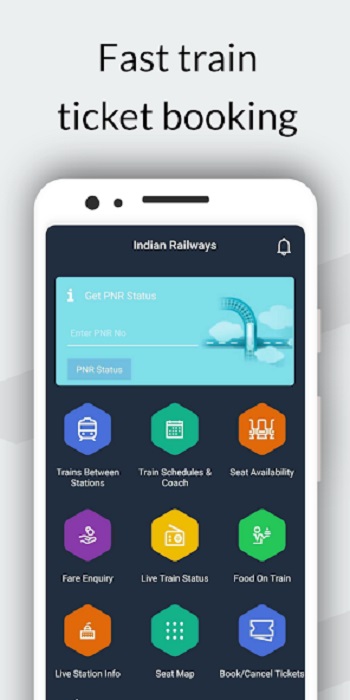 irctc app booking